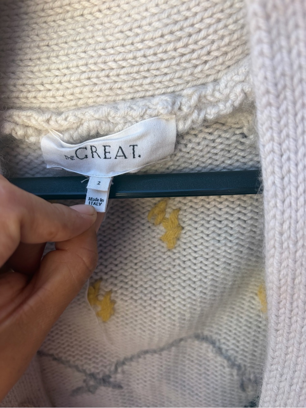THE GREAT. The Ski Lodge Cardigan - Picture 5 of 11